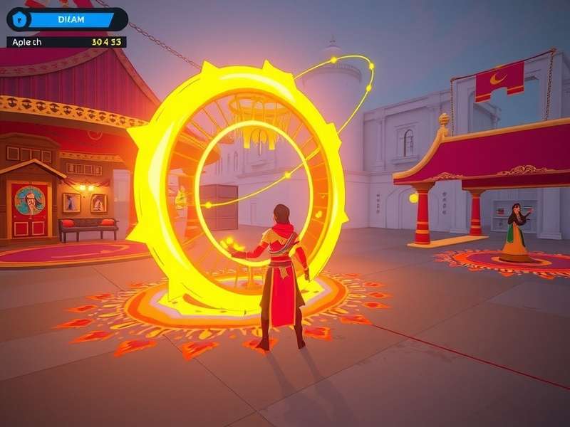 Portal Paladin Diwali event showcasing festive decorations and special characters