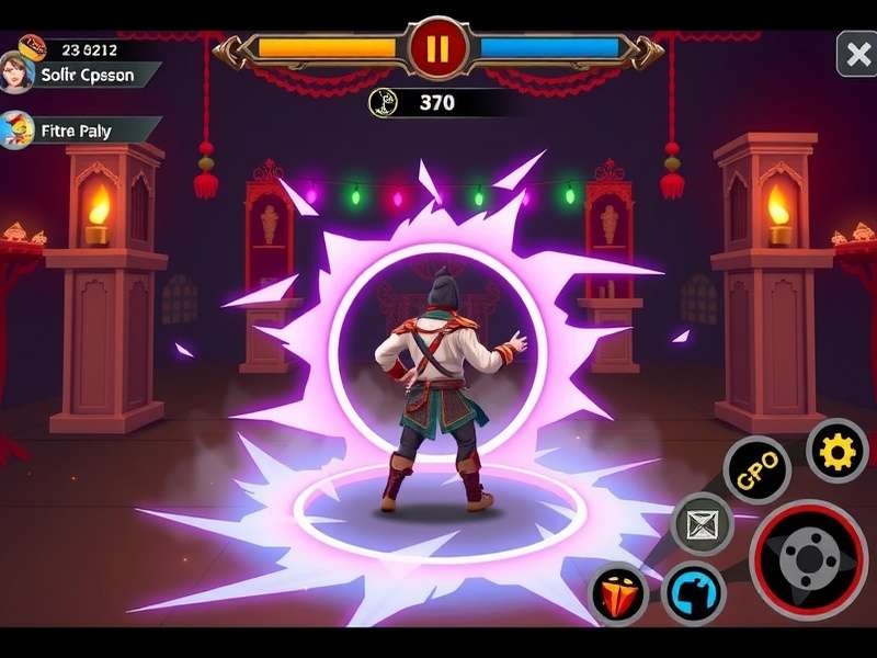 Portal Paladin gameplay screenshot showing character using portal ability